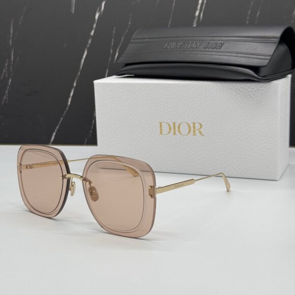 NEW ULTRADIOR SU B0E0 DIOR GOLD WOMEN DIOR SUNGLASSES - Picture 1 of 11